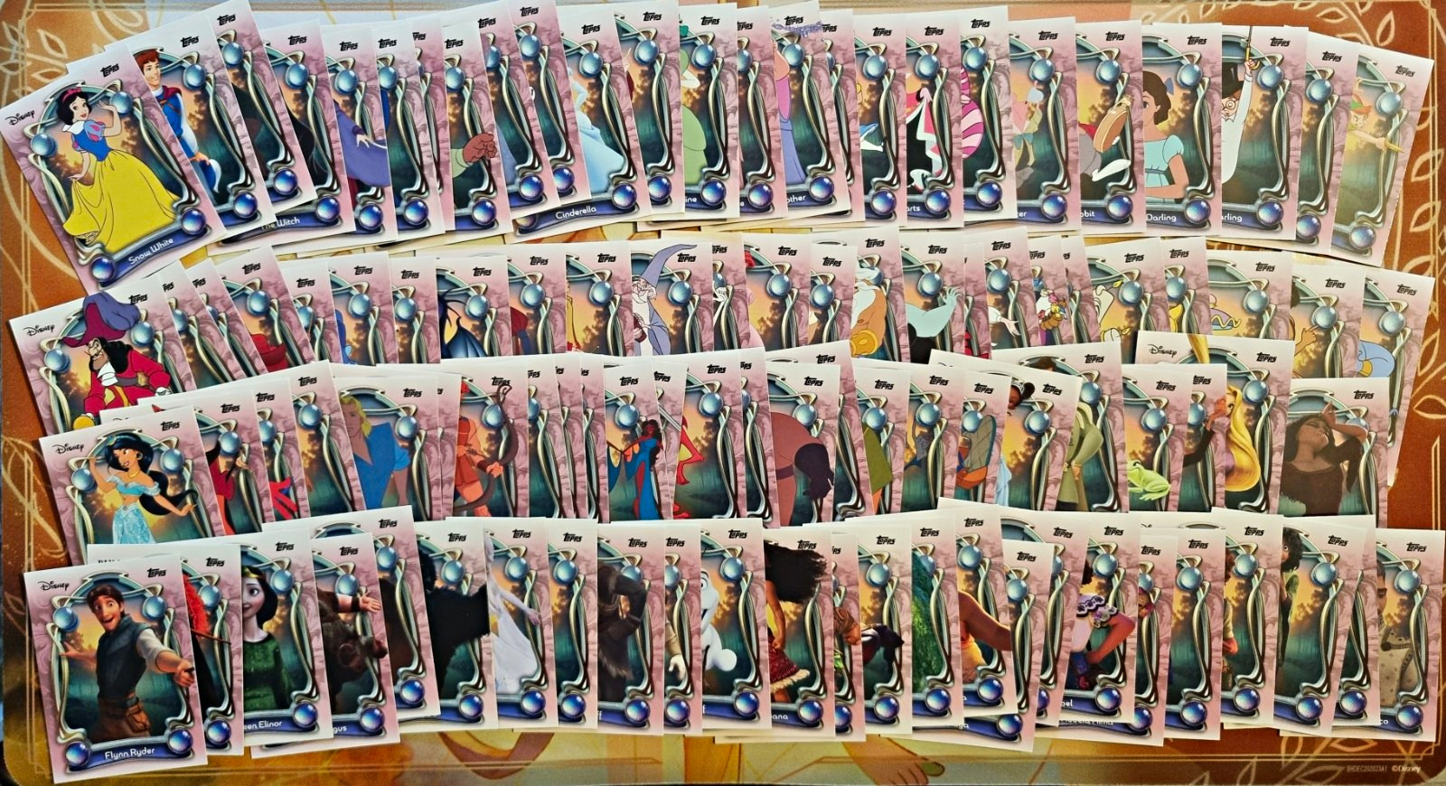 2025 Topps Disney Wonder Complete Tier 1 Base Set (Cards 1-100)