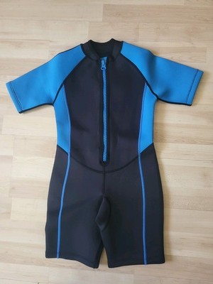 Neopren Shorty für Kinder Größe  122/128 blau/schwarz *TOP*