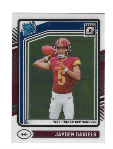 JAYDEN DANIELS 2024 DONRUSS OPTIC ROOKIE RC #248 $30 WASHINGTON COMMANDERS