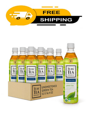 Ito En Teas  Tea Unsweetened Green Tea 16.9 oz Bottles   12 Pack