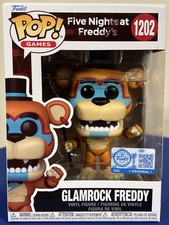 Funko Pop! Games Five Nights At Freddys GLAMROCK FREDDY #1202 GameStop Exclusive
