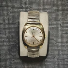 Vintage 1969 Men's Timex Viscount Self-Winding Automatic Watch - 34mm Gold Tone