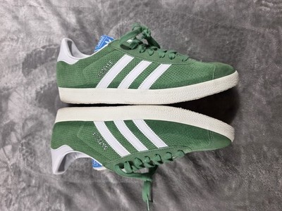 Adidas Men's Size 9.5 Originals Gazelle Suede Preloved Green/White Shoes IG1634