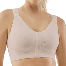 CAREFIX Bree Post-Op Bra Compression Front Closure Adjustable Straps Breast