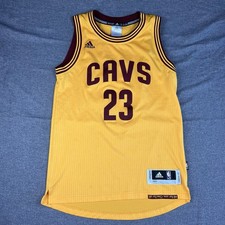 Cleveland Cavaliers Swingman Jersey Size XS LeBron James Adidas NBA Yellow