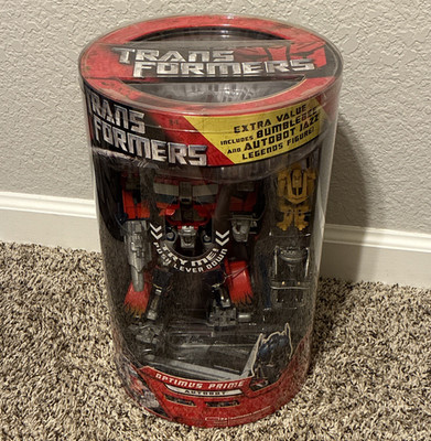 Transformers Optimus Prime Autobot Unleashed Figure w/ Legends Bumblebee, 2007