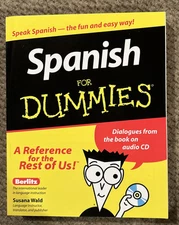 Spanish for Dummies® by Susana Wald (2000, Trade Paperback)