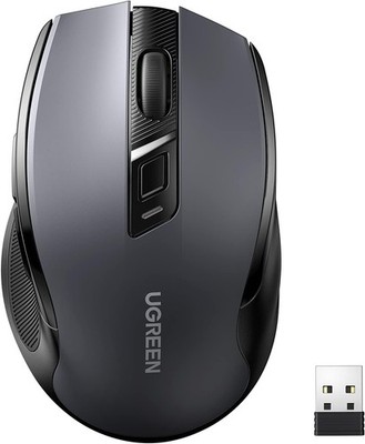 UGREEN 2.4G Kabellose Maus 4000 DPI Ergonomisch für Windows Mac Linux