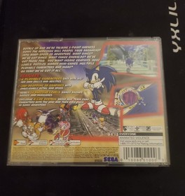 Sega Dreamcast Sonic Adventure autographed by Ryan Drummond,CIB