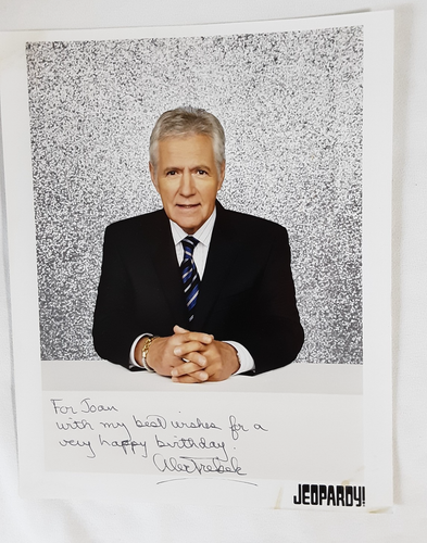 Alex Trebek handsigniertes 8,25 x 11,0 Foto - Bild 1 von 3