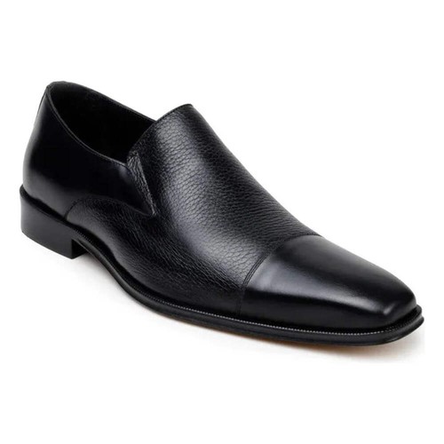 Belvedere Men's Shoes Italian Soft Deerskin ANDREO Black - Picture 7 of 17
