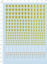 1/18 Decals Ferrari for model kits 68794