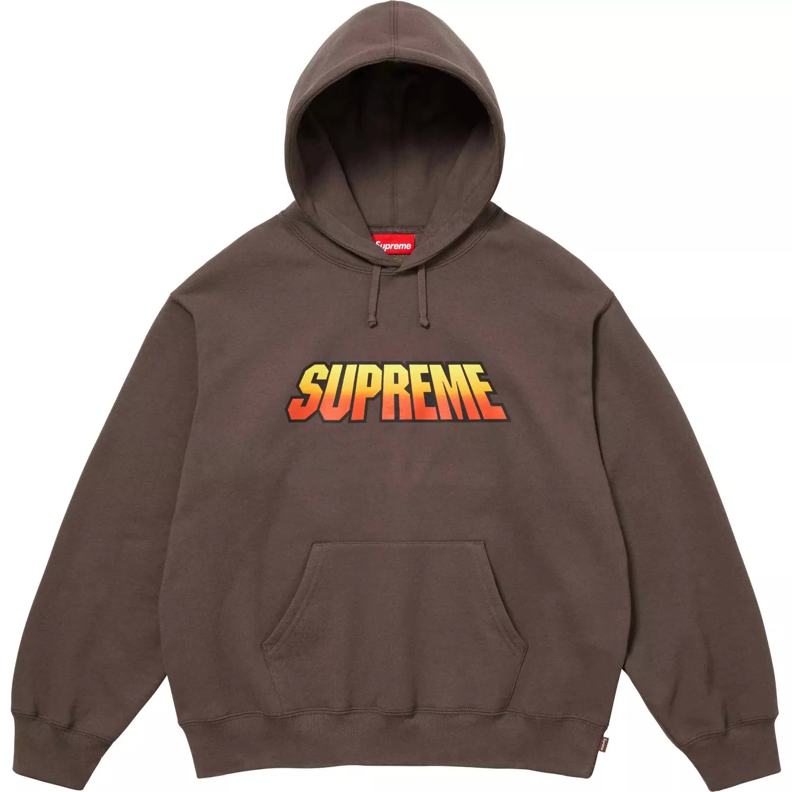 Sweat shirt à capuche Supreme Gradient   Marron   Taille Moyenne   SS24 Neuf
