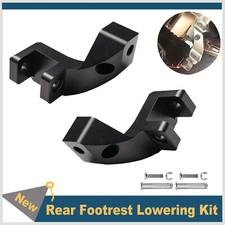 Rear Footrest Lowering Kit For BMW R1200GS R1250GS Sozius Fußrasten Tieferlegung