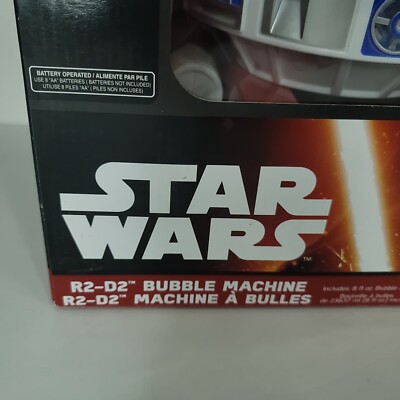Star Wars R2-D2 Bubble Machine Disney Sound Lights Head Rotates 16