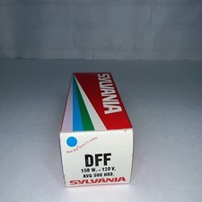 Sylvania DFF Photo Projector Projection Studio Lamp Bulb 150w 120V Blue Top