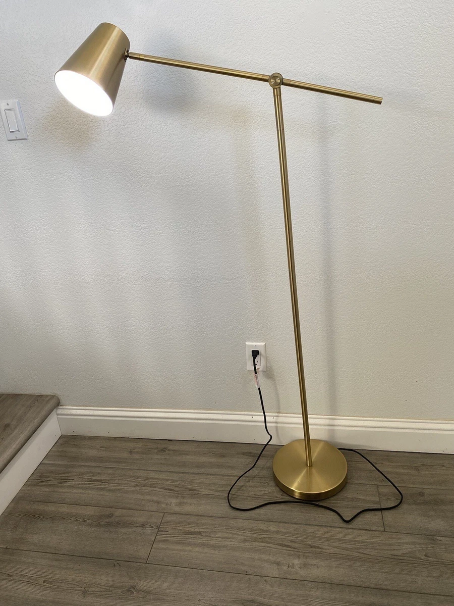 Threshold brass floor sale lamp