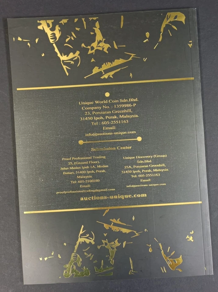 Mazuma *BA035 Unique Signature (Malaysia) 20th Sept 2020 Auction Book - Image 2 of 4