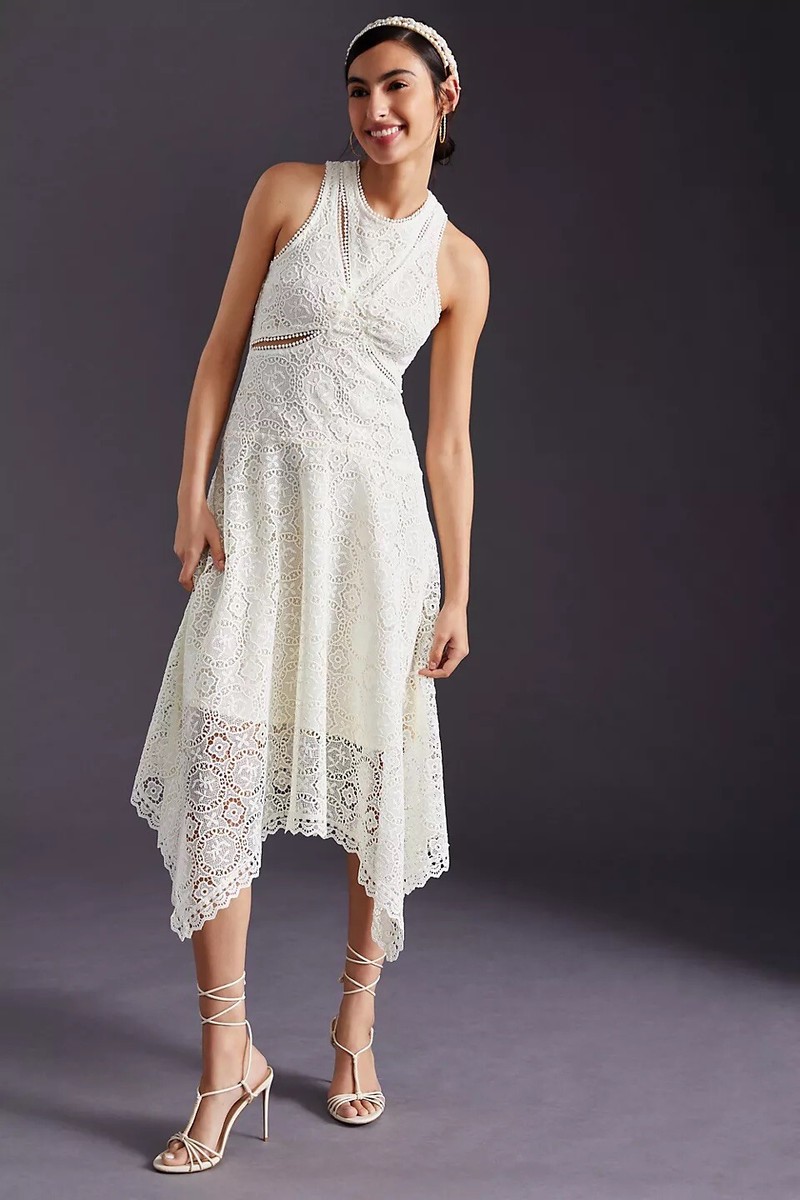 Anthropologie Embroidered Lace Cutout Maxi Dress Size 8 | eBay Anthropologie Embroidered Lace Cutout Maxi Dress Size 8 | eBay