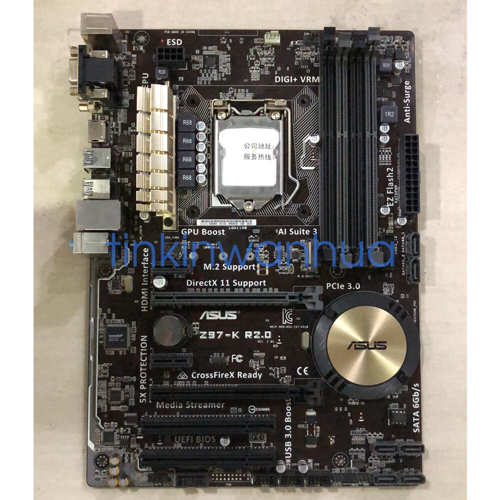 ASUS Z97-K i7-4790K メモリ32GB バックパネル付 ASUS Z97-K/USB3.1 + CPU i7-4790 + BOXED Motherboard