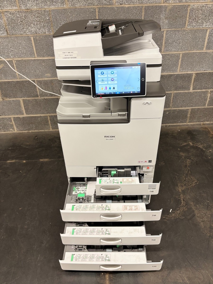 RICOH IM C3500 Color Laser Multifunction Printer Copier Scanner