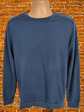 FATFACE NAVY SWEATSHIRT JUMPER MEDIUM COTTON MENS CREW NECK GARMENT DYED TOP