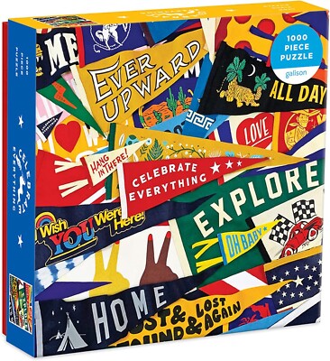 NEU BOX Galison CELEBRATE EVERYTHING 1000-teiliges Puzzle 9780735362635