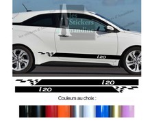 2 X BANDES BAS DE CAISSE POUR HYUNDAI i20 WRC DECO PORTIERE STICKER BD579-53