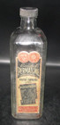 Vintage Dodge Chemical Embossed Glass Permafix Embalming Bottle Paper Label — photo 1