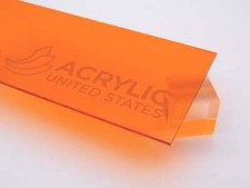 1/8" Amber Transparent 2422 Acrylic Sheet