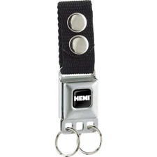 HEMI Logo Key Chain Purse Bag Belt Seatbelt Buckle Official Licensed