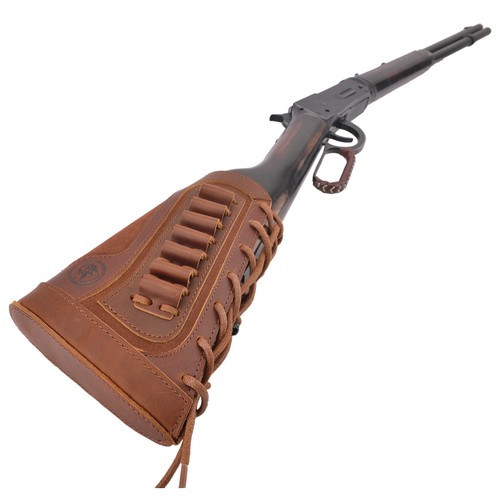 Tappetino pistola Buttstock con supporto guscio in pelle.357.308.30-30 12GA 16GA 20GA.22LR - Foto 4 di 88