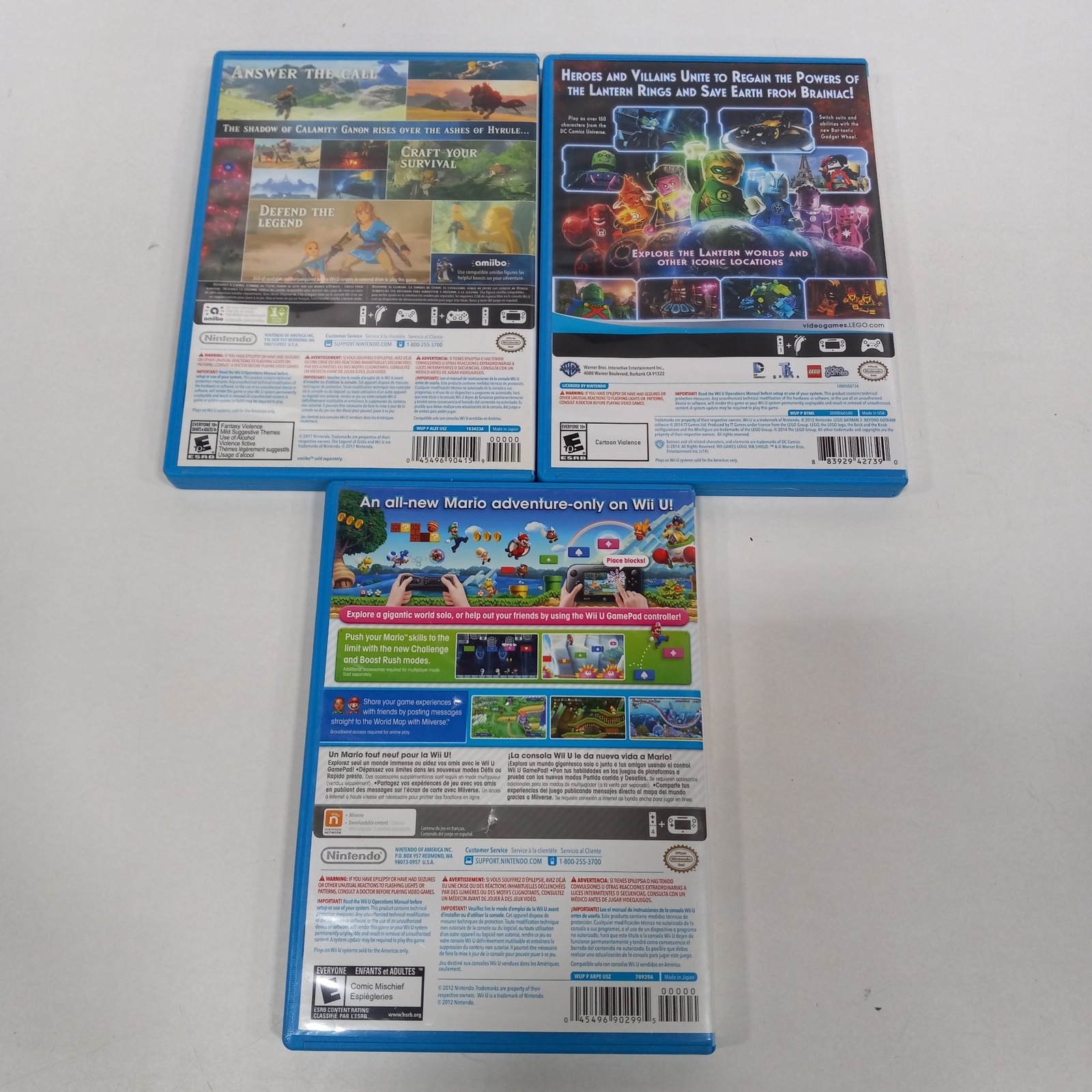 Bundle of 3 Nintendo Wii U Games eBay