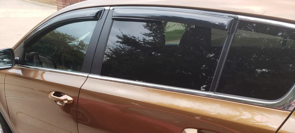 Дымовые козырьки AVS 3M с лентой защита от дождя вентиляционные козырьки козырек для внедорожника Kia Sportage 17-2022 годов выпуска - Изображение 2 из 3