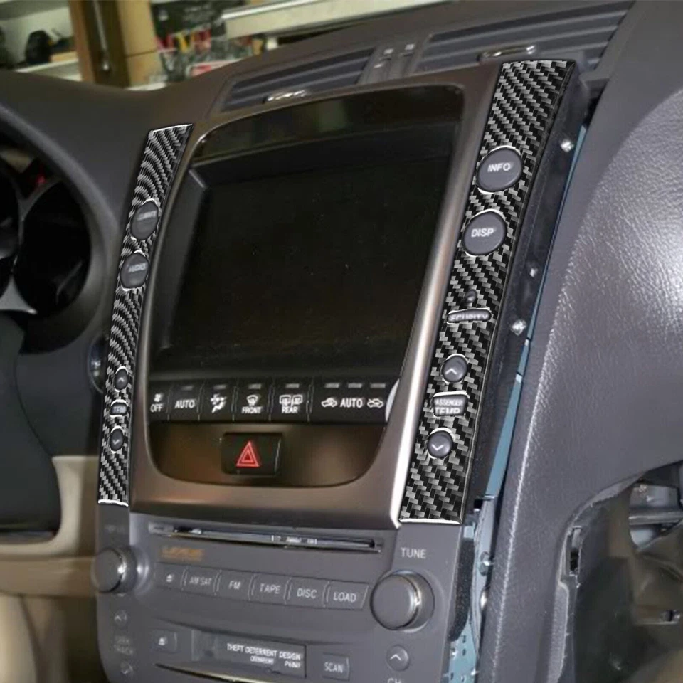 28Pcs Real Carbon Fiber Kits Whole Interior Trim Sticker For Lexus GS 2006-2011 - Image 3 of 4