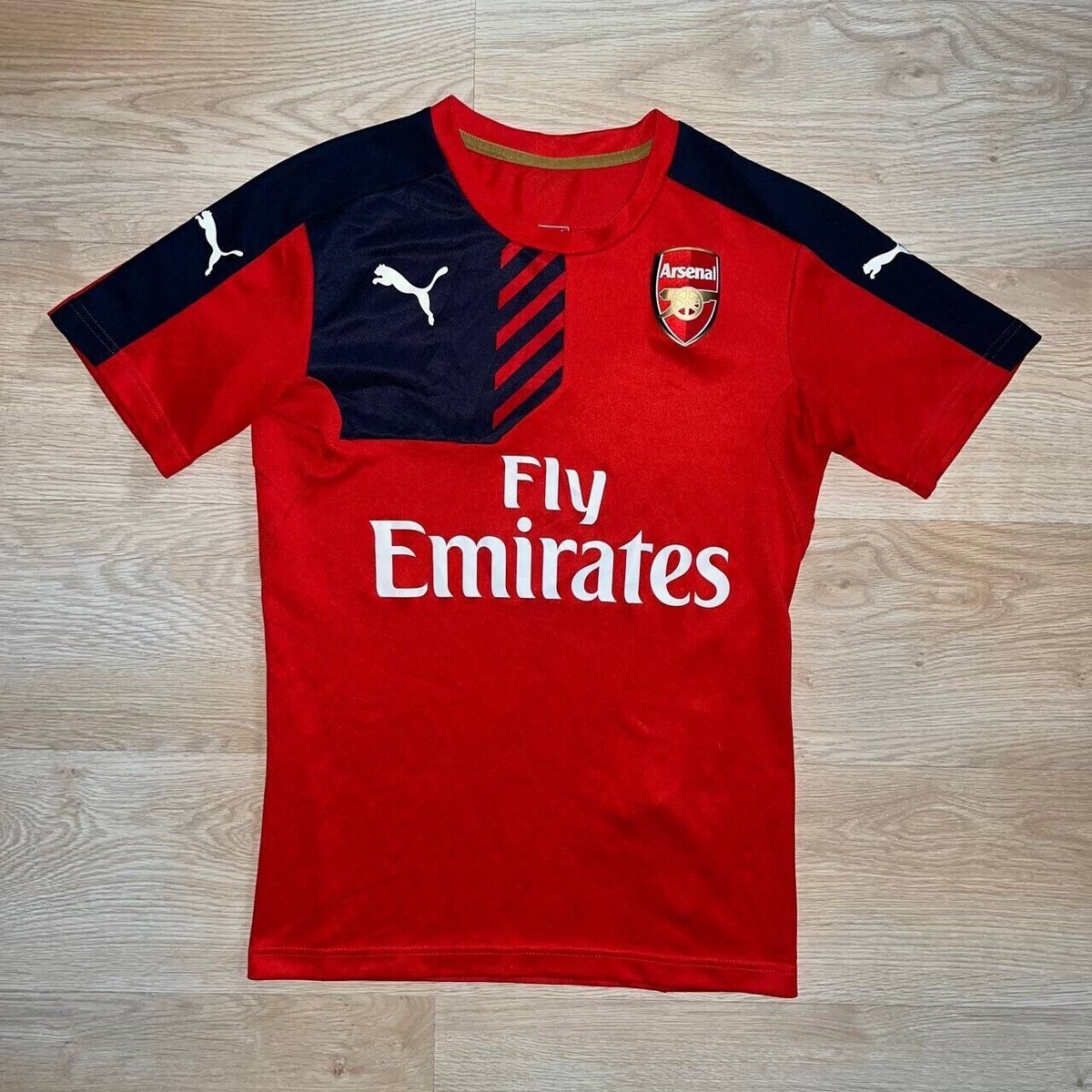 ARSENAL PUMA 2015/2016 FOOTBALL TRAINING JERSEY SIZE “S