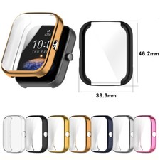 Full Screen Protector Watch Case Cover TPU Shell For Amazfit Bip3/ Bip3 Pro