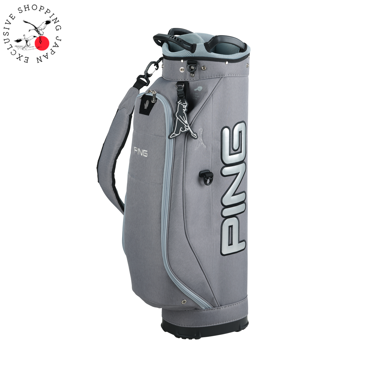 PING キャディバッグ　ゴルフバッグ グレー PING KARSTEN ゴルフバッグ グレー PING Golf Cart Club Bag ONE