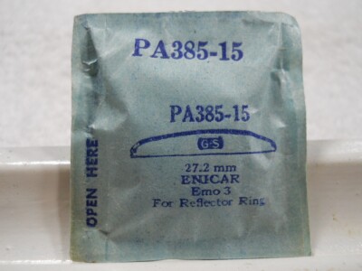 GS PA385-15 Watch Crystal Fit Enicar Emo 3 - 27.2 mm - Replacement / Repair