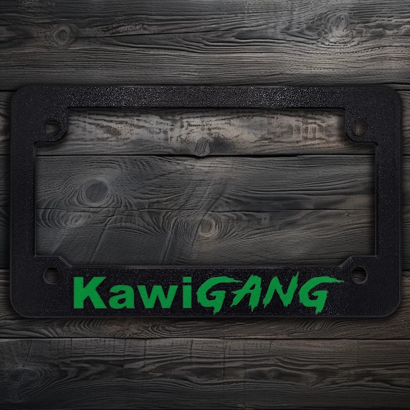 Quadro de placa texturizada Kawasaki Motorcycles KawiGANG TODO MODELO (VERDE) - Imagem 2 de 3