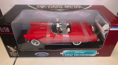 1957 Ford Thunderbird 1:18 Die Cast Red By Road Signature | eBay