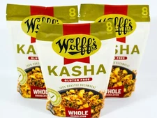 3 Wolff's KASHA Gluten Free 100 percent Buckwheat 13oz Bag 05/11/2026