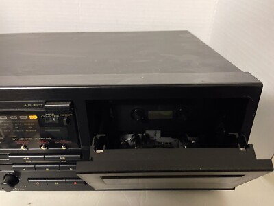 Vintage Pioneer Stereo Dual Cassette Tape Deck Player Recorder CT