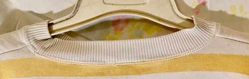 VTG 80's BEVERLY HILLS POLO CLUB STRIPED SWEAT SHIRT w/RIBBED CUFFS SZ XL 46-48 - Picture 12 of 16