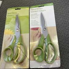 Lot Of 2 Floracraft Floral Shears 7.5"-, RS991764