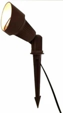 5 Watt Low Voltage Landscape Lighting Directional Spot Light Bronze / Rust Color
