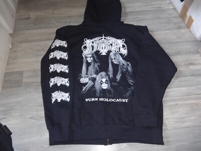 Immortal Zipper Hoodie Sweatshirt Black Metal Dissection Mgla Marduk Mgla Taake