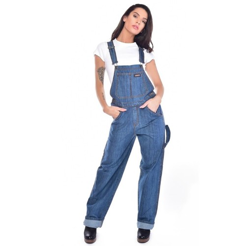Run and Fly Baggy Denim Dungarees 