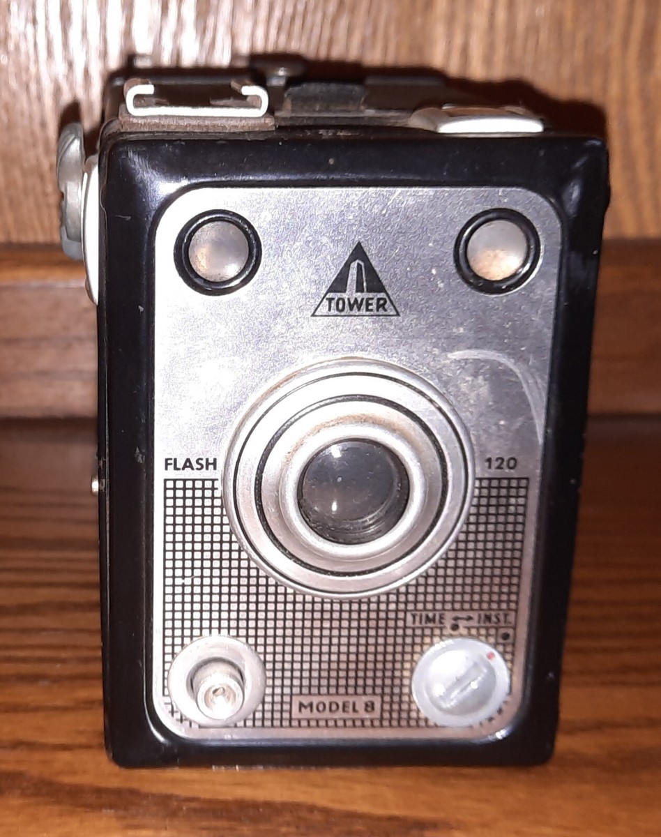 Vintage 1950s Tower Model 8 120mm Box Camera West Germany