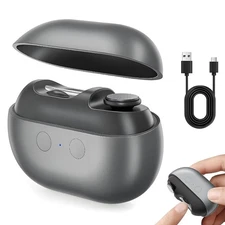 3 in 1 Electric Nail Clippers Thick Nails Trimmer Dual-Speed Rechargeable W/ LED